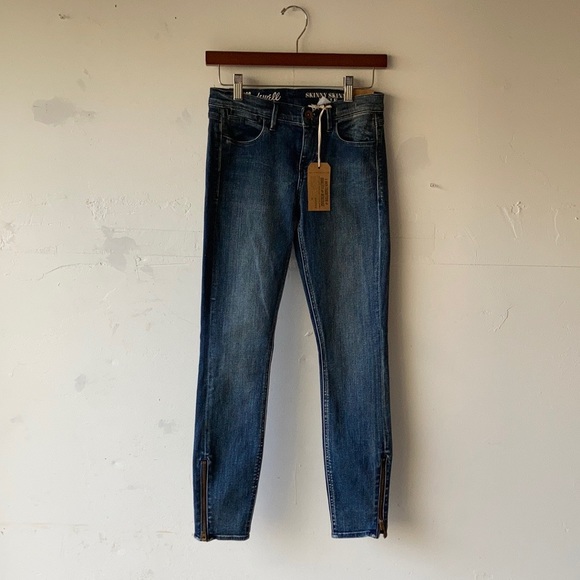 NWT Madewell Skinny Skinny Ankle Zip Jeans - Picture 3 of 10